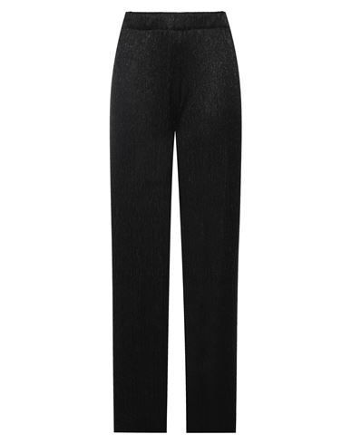 Vanessa Scott Woman Pants Black Size M Polyester, Lurex