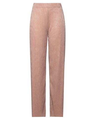 Vanessa Scott Woman Pants Blush Size M Polyester, Lurex In Pink