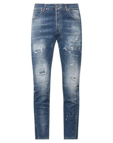 John Richmond Man Jeans Blue Size 32 Cotton, Elastane