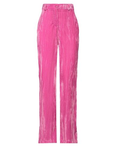 Vanessa Scott Woman Pants Fuchsia Size M Polyester, Elastane In Pink