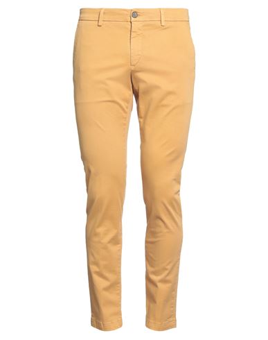 Maison Clochard Man Pants Mustard Size 32 Cotton, Elastane In Yellow