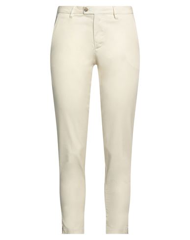 Michael Coal Woman Pants Yellow Size 30 Polyester, Viscose, Elastane In Beige