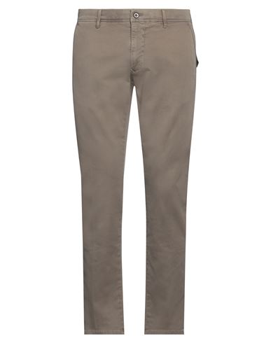 Incotex Man Pants Military Green Size 35 Cotton, Elastane In Green