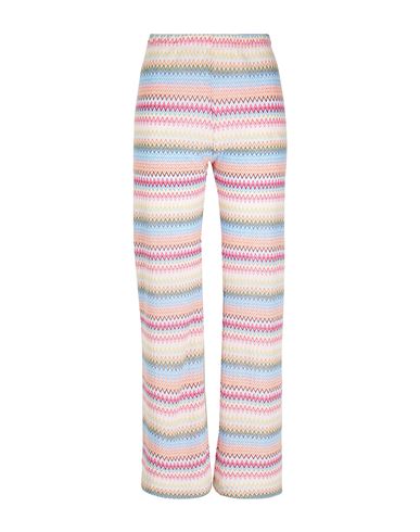 8 By Yoox Cotton Jacquard High-waist Pants Woman Pants Pink Size Xl Polyester, Cotton