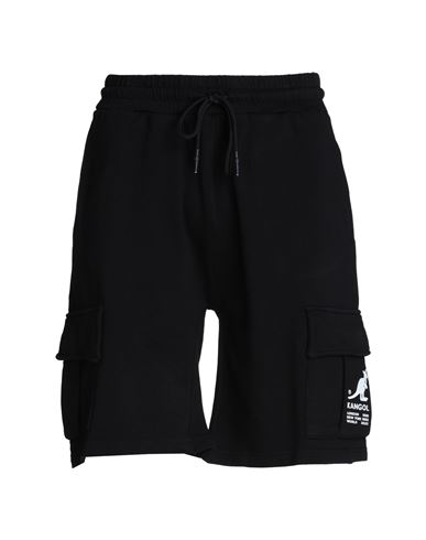 Kangol Man Shorts & Bermuda Shorts Black Size Xxl Cotton