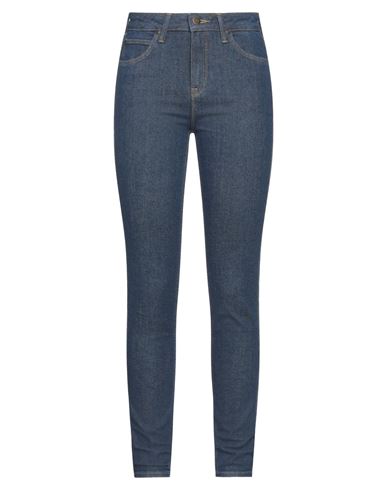 Lee Woman Jeans Blue Size 26w-l33 Cotton, Elastane