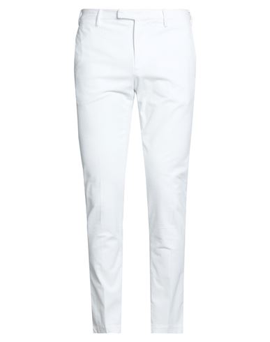 Shop Pt Torino Man Pants White Size 36 Cotton, Lyocell, Elastane