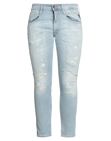 Replay Woman Jeans Blue Size 30w-30l Cotton, Elastomultiester, Elastane