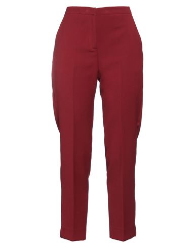 Camicettasnob Woman Pants Brick Red Size 8 Polyester, Rayon, Elastane