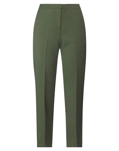 Camicettasnob Woman Pants Military Green Size 8 Polyester, Rayon, Elastane