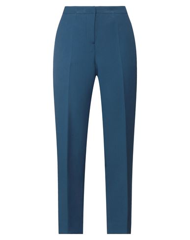 Camicettasnob Woman Pants Navy Blue Size 10 Polyester, Rayon, Elastane