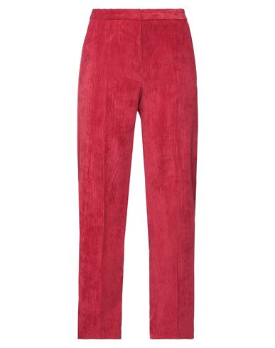 Camicettasnob Woman Pants Red Size 10 Polyester, Polyamide, Elastane