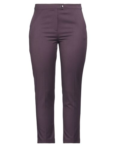 Patrizia Pepe Woman Pants Deep Purple Size 10 Polyester, Viscose, Elastane In Purple