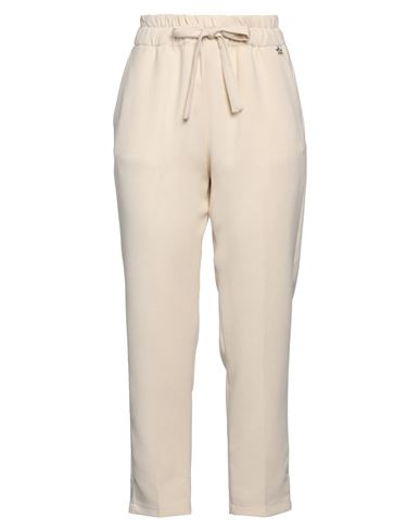 Souvenir Woman Pants Cream Size L Polyester In White