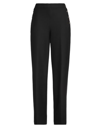 Twinset Woman Pants Black Size 4 Polyester, Wool, Elastane
