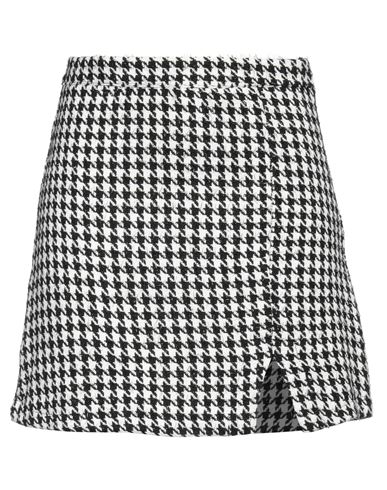 Vanessa Scott Woman Mini Skirt White Size M Polyester, Wool