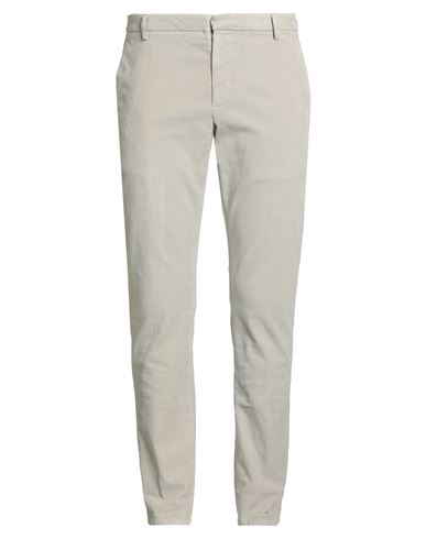 Dondup Man Pants Light Grey Size 35 Cotton, Elastane