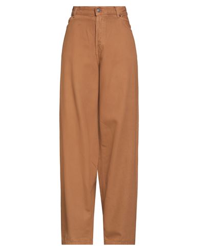 Haikure Woman Jeans Camel Size 27 Cotton, Lyocell In Brown