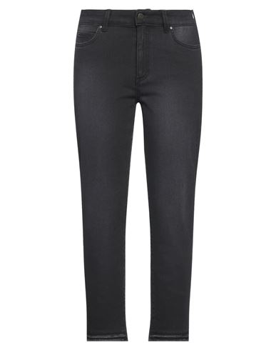 Cigala's Woman Jeans Black Size 31 Cotton, Polyester, Elastane