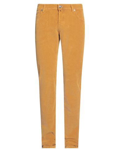 Jacob Cohёn Man Pants Ocher Size 36 Cotton, Elastane In Yellow