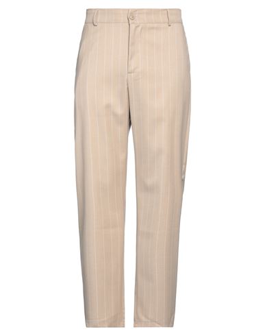 Family First Milano Man Pants Beige Size 30 Polyester, Viscose, Elastane