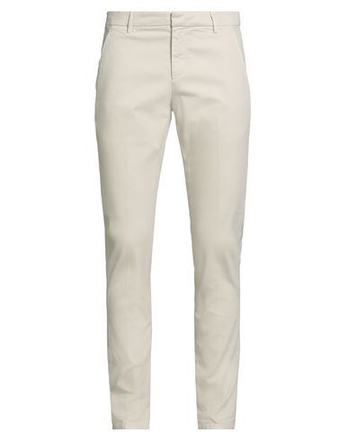Dondup Man Pants Ivory Size 32 Cotton, Elastane