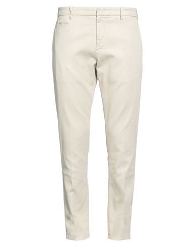Dondup Man Pants Beige Size 38 Cotton, Elastane