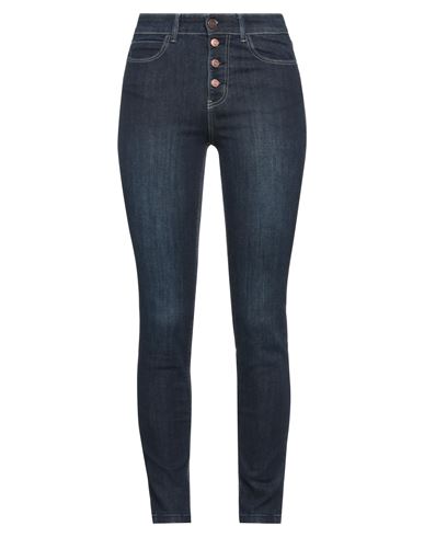 Guess Woman Jeans Blue Size 24w-29l Cotton, Polyester, Elastane