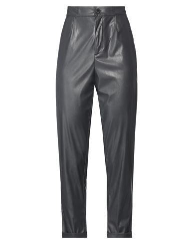 Biancoghiaccio Woman Pants Lead Size 6 Polyurethane, Polyester In Grey