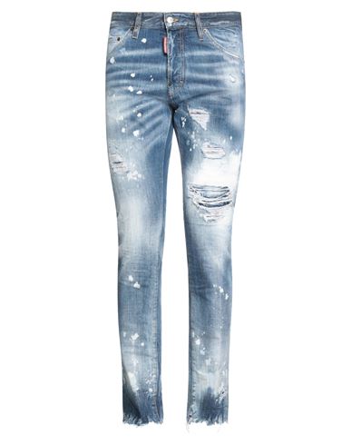 Shop Dsquared2 Man Jeans Blue Size 38 Cotton