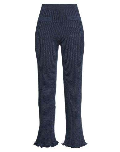 Rabanne Paco  Woman Pants Blue Size M Merino Wool