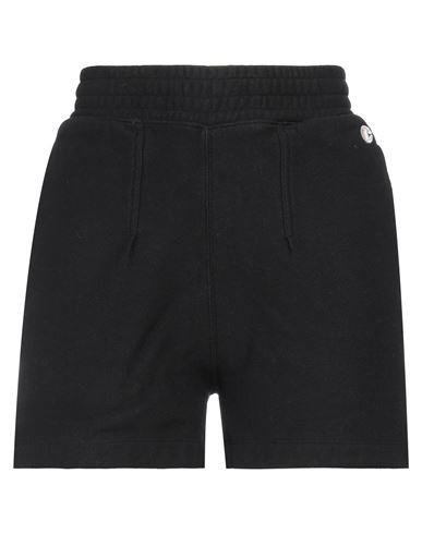 Champion Reverse Weave Woman Shorts & Bermuda Shorts Black Size Xxl Cotton, Polyester
