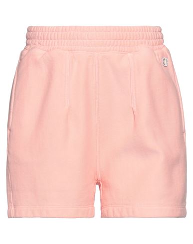 Champion Reverse Weave Woman Shorts & Bermuda Shorts Salmon Pink Size Xl Cotton, Polyester