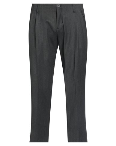 Alessandro Dell'acqua Man Pants Steel Grey Size 36 Polyester, Virgin Wool, Elastane
