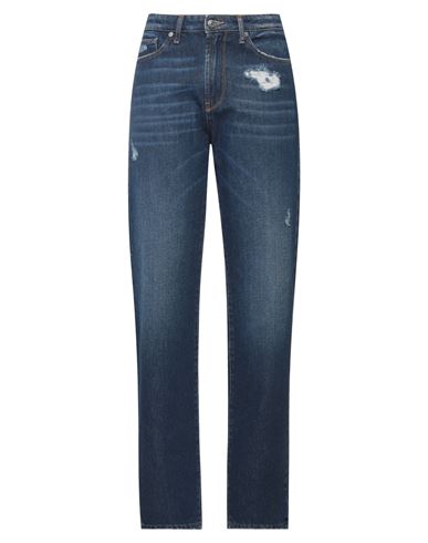 Vicolo Woman Jeans Blue Size S Cotton, Elastane