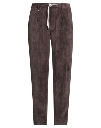 Berna Man Pants Dark Brown Size 36 Polyester