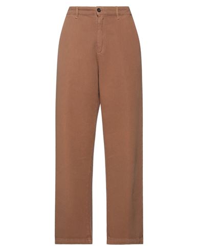 Massimo Alba Woman Pants Camel Size 6 Cotton, Wool In Beige