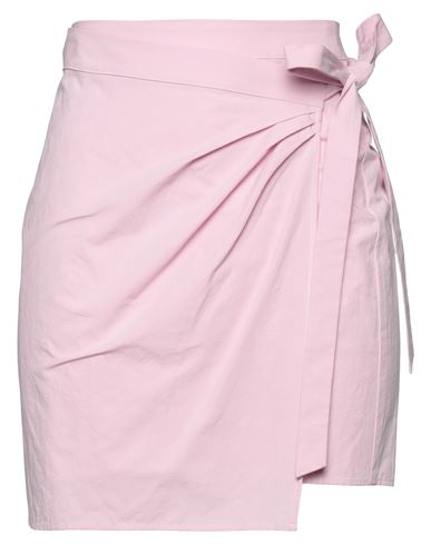Ciao Lucia ! Woman Mini Skirt Pink Size L Cotton