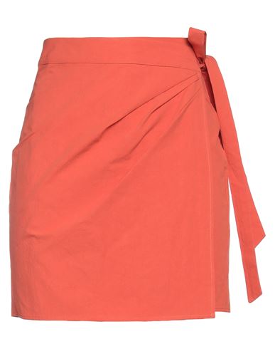 Ciao Lucia ! Woman Mini Skirt Tomato Red Size S Cotton