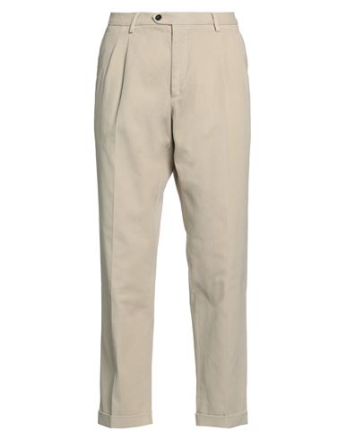 Drumohr Man Pants Beige Size 36 Cotton In Neutral