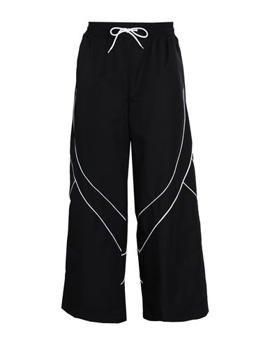 Topshop Woman Pants Black Size 12 Polyamide, Polyester