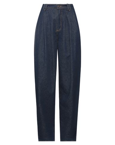 Magda Butrym High-rise Straight-leg Jeans In Blue