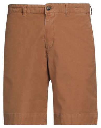 Briglia 1949 Man Shorts & Bermuda Shorts Camel Size 30 Cotton, Elastane In Beige