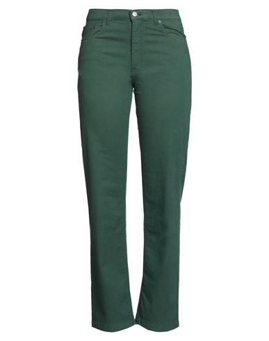 Massimo Alba Woman Pants Dark Green Size 27 Cotton, Cashmere, Elastane