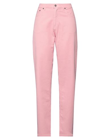 Massimo Alba Woman Pants Pink Size 30 Cotton, Cashmere, Elastane