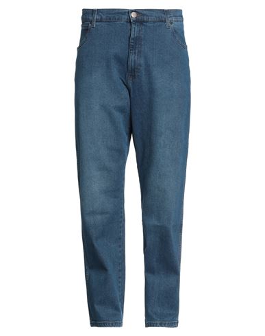 Wrangler Man Jeans Blue Size 33w-32l Cotton, Elastane