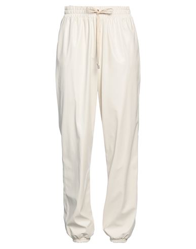 Blugirl Blumarine Woman Pants Ivory Size 8 Polyester, Polyurethane In White