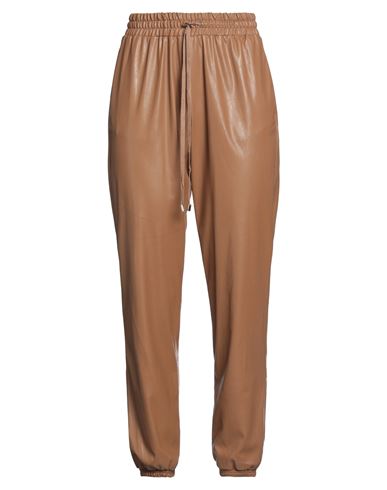 Blugirl Blumarine Woman Pants Camel Size 4 Polyester, Polyurethane In Beige