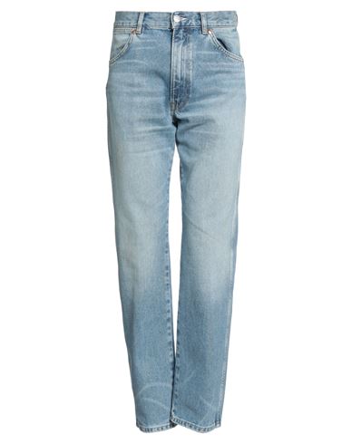 Gant X Wrangler Man Denim Pants Blue Size 34w-32l Cotton