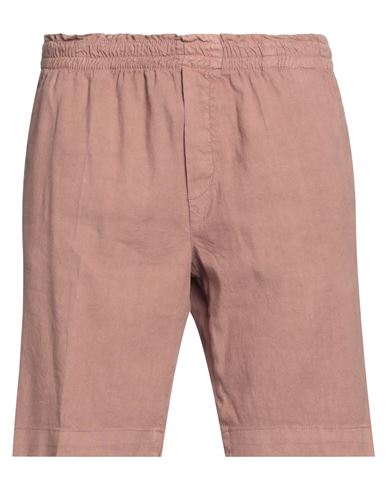 Entre Amis Man Shorts & Bermuda Shorts Light Brown Size 30 Linen, Cotton, Elastane In Beige